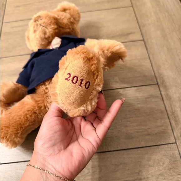 Burberry Teddy Bear with Navy Sweater - Picture 3 of 6